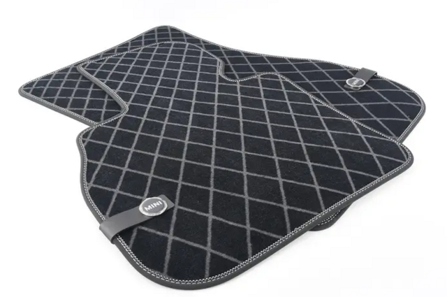 51472447609 - Interior: Textile Floor Mats - Black - Front for Mini Image