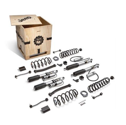 77072397AH - : Jeep Performance Parts 2-inch Lift Kit with Bilstein Reservoir Shocks, 2.0L Turbo Engine for Mopar Image