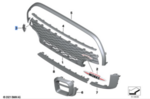 51119450620 - : Front Towing Hitch Cover 511180 for Mini Image