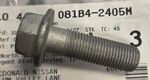 81B42405M - Suspension: Knuckle Lower Bolt for Nissan Image