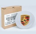 993361303109A1 - : Silver Center Cap w/ Gold Crest - Sold Individually for Porsche: 911, Boxster Image