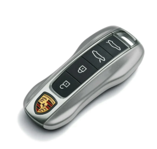971044801M7Z - Interior: Painted Vehicle Key Cap - GT Silver Metallic for Porsche Image