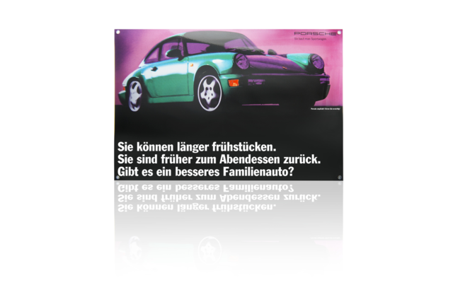 Porsche Enamel Sign PCG-000-964-20 | Gaudin Porsche Parts