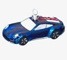 WAP0500070RWBS - : Christmas Tree Ornament Blue Dakar with Skis - Collector's Edition No. 6 for Porsche Image