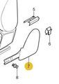 99652131501S33 - : Cap for seat hinge in Savanna Biege for Porsche Image