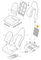 99652150702 - Body: Seat Frame for Porsche Image