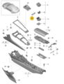 99155365101A05 - Body: Trim Cover for Porsche: 718 Boxster, 718 Cayman, 718 Spyder, 911, Boxster, Cayman Image
