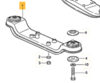 91137503110 - Engine: Motor Console for Porsche Image