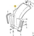 99350412600 - : Wheel Housing Liner - Right/Passenger Front for Porsche Image