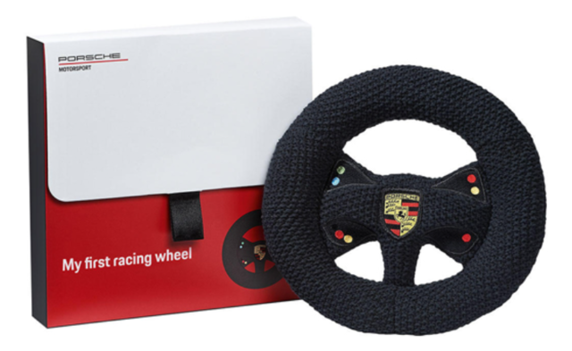 BABY: Knitted steering wheel with rattle – Motorsport WAP