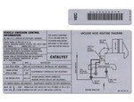 96400610908 - : Sticker "Exhaust settings" for Porsche Image
