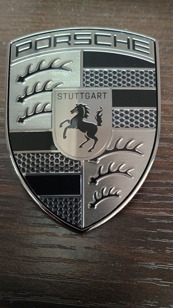 95C-853-601-A - Hood Emblem 2024-2025 Porsche Macan | Delaware