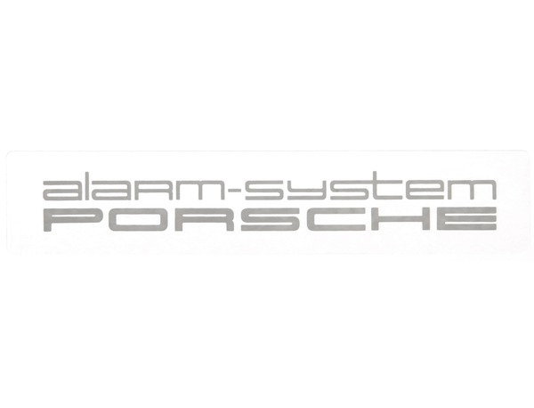 91170125000 - : Sticker "Alarm System" for Porsche: 911, 928, 944, 968 Image