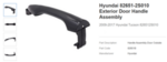 826512S010 - : Handle, Outside for Hyundai Image