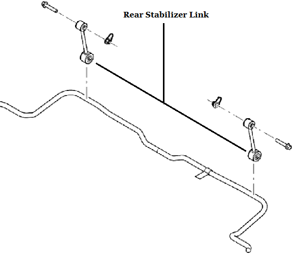 BR3Z5C488A - : REAR STABILIZER LINK for Ford Image