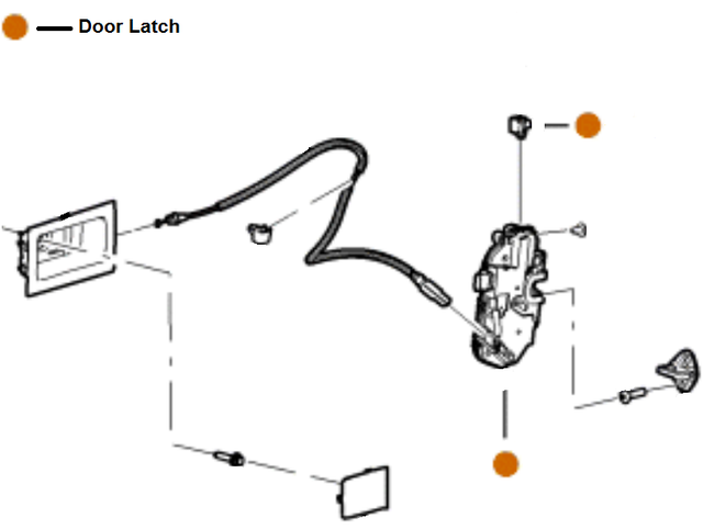 9L3Z5421813A - Body: Latch for Ford Image