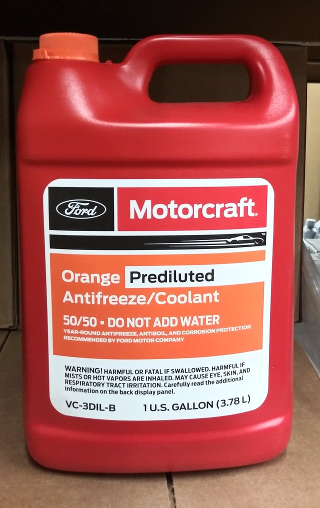 VC3DILB - : Ford Orange Prediluted 50/50 mix Anti-Freeze for Ford Image