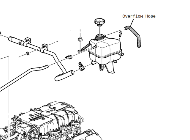 25757865 - Cooling System: Overflow Hose for GM Image