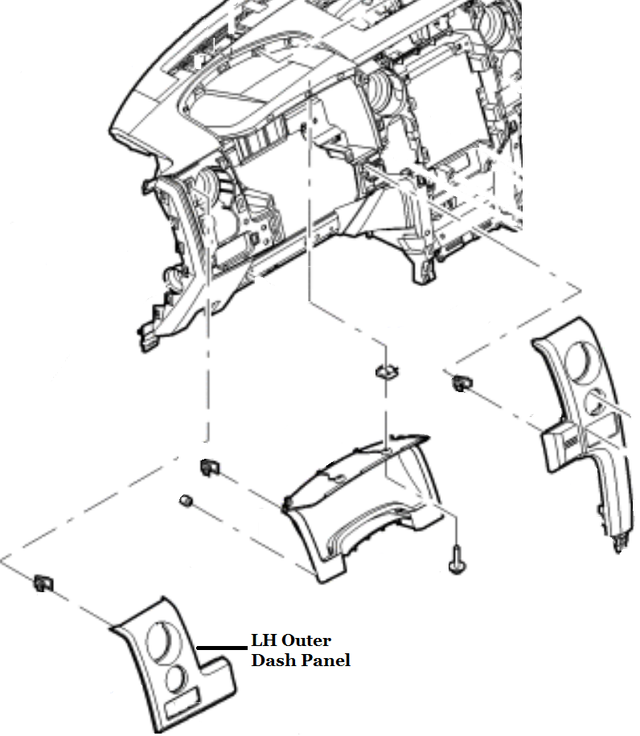 BL3Z1504338AD - Body: Instrument Panel Trim Panel for Ford Image