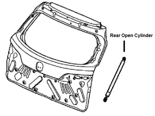 74820TX4A22 - : Lift Cylinder for Acura Image