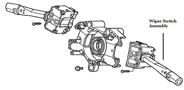 35256SR3G21 - : WIPER SWITCH ASSEMBLY for Honda Image