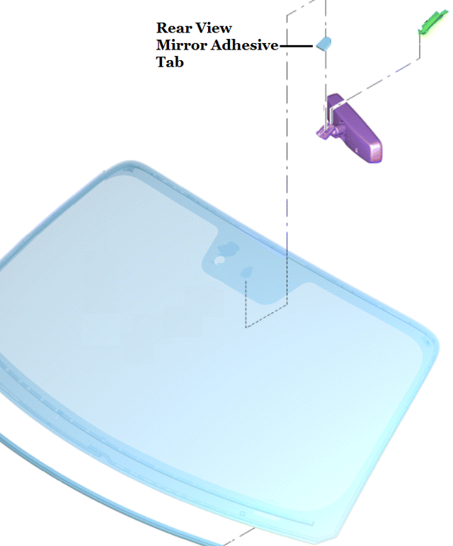 F7AZ17698BA - Body: Mirror Inside Bracket for Ford: E-150, E-250, E-350 Super Duty, E-450 Super Duty, Edge, Escape, Expedition, Explorer, Explorer Sport Trac, F-150, F-150 Lightning, F-250 Super Duty, F-350 Super Duty, F-450 Super Duty, Five Hundred, Flex, Focus, Freestar, Freestyle, Fusion, Maverick, Mustang, Police Interceptor Sedan, Police Interceptor Utility, Special Service Police Sedan, Taurus, Taurus X, Transit Connect | Lincoln: Aviator, Mark LT, MKS, MKT, MKX, MKZ, Nautilus, Navigator, Zephyr | Mercury: Mariner, Milan, Montego, Monterey, Sable Image