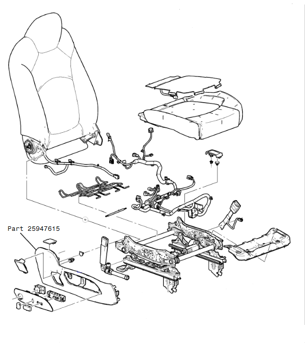 25947615 - Body: Outer Finish Panel for Buick: Enclave | GMC: Acadia Image