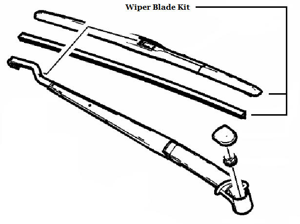 84613732 - : WIPER BLADE - LH for GM Image