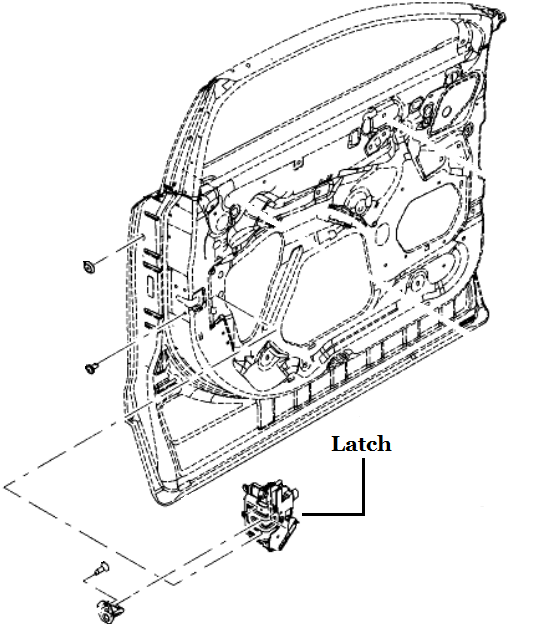 CA8Z7421813C - Body: Latch for Ford: Flex Image