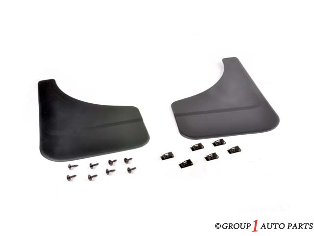 7T4Z16A550A - Exterior: Splash Guards, Flat Molded, 2-Pc Kit for Ford Image