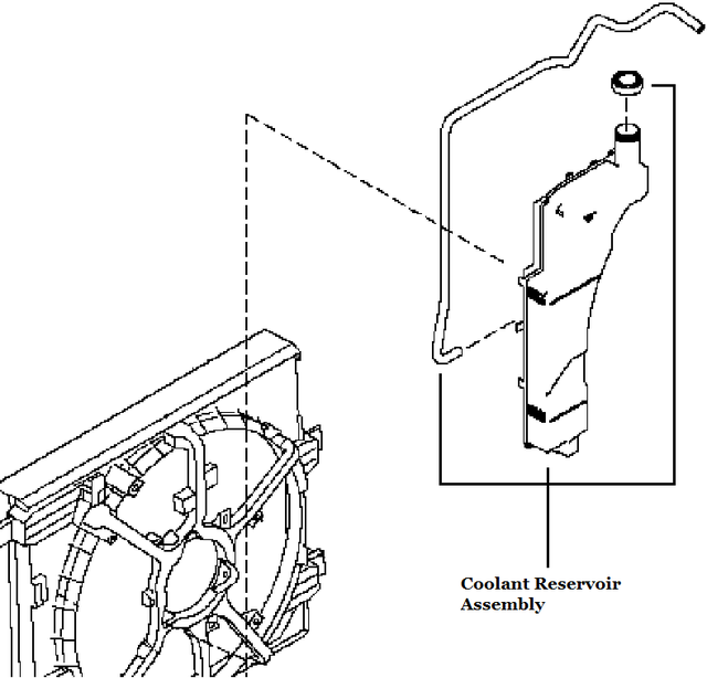 217103YM0A - : COOLANT RESERVOIR ASSEMBLY for Nissan: Juke Image