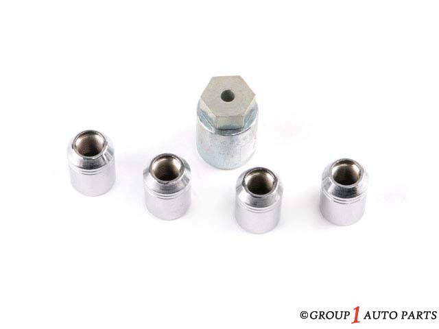 T99W2A7010 - Wheels: Wheel Locks for Nissan: 350Z, Altima, ARIYA, Armada, Cube, Frontier, GT-R, Juke, Kicks, Kicks Play, LEAF, Maxima, Murano, Pathfinder, Qashqai, Quest, Rogue, Rogue Sport, Sentra, TITAN, TITAN XD, Versa, Xterra Image