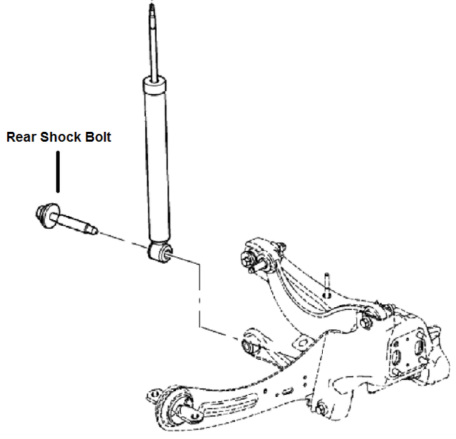 W500744S439 - Suspension: Stabilizer Link Bolt for Ford Image