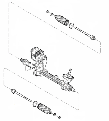 HB5Z3504Y - : Steering Gear Assembly - On Back-order for Ford: Explorer Image