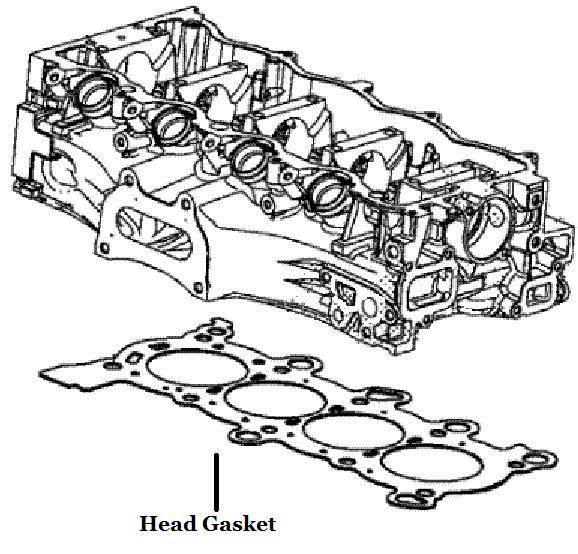 12251R60U01 - Engine: Head Gasket for Acura Image