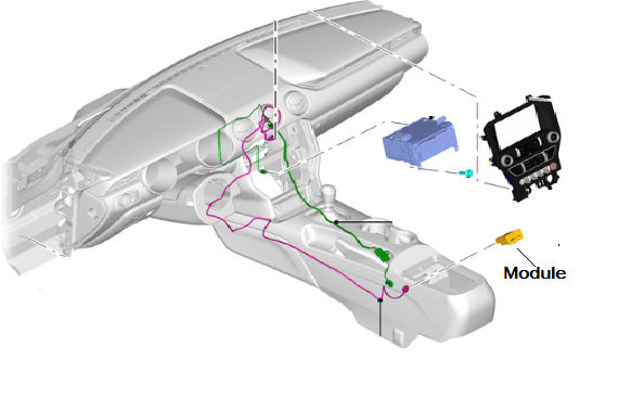 HU5Z19A387C - : Control Module for Ford: Mustang, Transit-150, Transit-250, Transit-350, Transit-350 HD Image