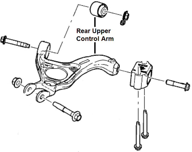 DE9Z5500B - Suspension: Suspension Control Arm for Ford: Explorer, Flex, Police Interceptor Sedan, Police Interceptor Utility, Special Service Police Sedan, Taurus | Lincoln: MKS, MKT Image