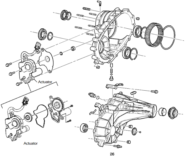 19125850 - Transfer Case: Transfer Case Motor for GM Image