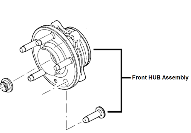 BB5Z1104A - Brakes: Hub for Ford: Explorer, Police Interceptor Utility Image