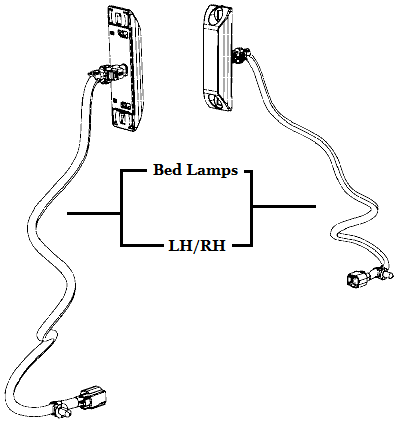 5182672AA - : TRUCK BED CARGO LAMP - RH for Mopar Image