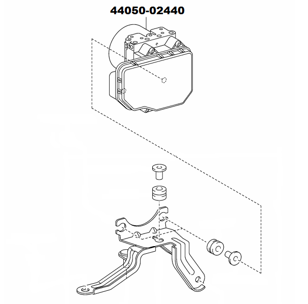 4405002440 - : MODULATOR VALVE - BRAKE ACTUATOR ASSEMBLY for Toyota Image