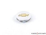 12499421 - Wheels: Wheel Center Caps, Polished, Gold Bowtie Logo for GM Image