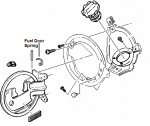 15521575 - Body: Fuel Door Spring for GM Image