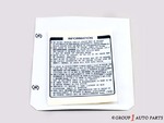 19043PAAA00 - Accessories: Engine Decal for Honda Image