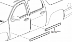 22756712 - Body: Body Side Molding for GM Image