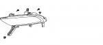 261554RA0B - : FOG LAMP ASSEBLY-LH for Nissan Image