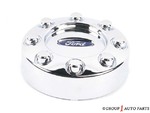 5C3Z1130KA - : WHEEL CAP, REAR - 4WD, with Bright Wheel Hub Cover for Ford: F-250 Super Duty, F-350 Super Duty, F-450 Super Duty, F-550 Super Duty Image