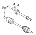 6E5Z4B422A - Suspension: Inner Shaft Retainer for Ford: Fusion | Lincoln: MKZ, Zephyr | Mercury: Milan Image