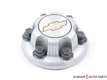 9598131 - Suspension: Hub Cap for Chevrolet: Express 1500, Express 2500, Express 3500, Silverado 1500, Silverado 1500 Classic, Silverado 1500 HD, Silverado 1500 HD Classic, Silverado 2500 HD, Silverado 2500 HD Classic, Silverado 3500, Silverado 3500 Classic, Silverado 3500 HD, Suburban 1500, Suburban 2500, Tahoe Image