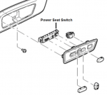 9L3Z14A701FB - Body: Seat Switch for Ford: C-Max, Edge, Escape, Expedition, Explorer, Explorer Sport Trac, F-150, F-250 Super Duty, F-350 Super Duty, F-450 Super Duty, Flex, Police Interceptor Sedan, Police Interceptor Utility, Special Service Police Sedan, Taurus | Lincoln: MKT, MKX, MKZ, Navigator, Zephyr | Mercury: Mountaineer Image